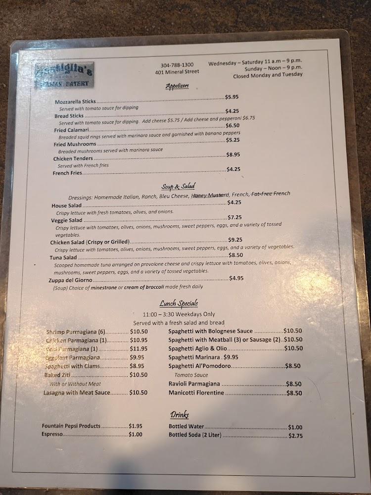 Castiglia | Italian Eatery Menu image 1